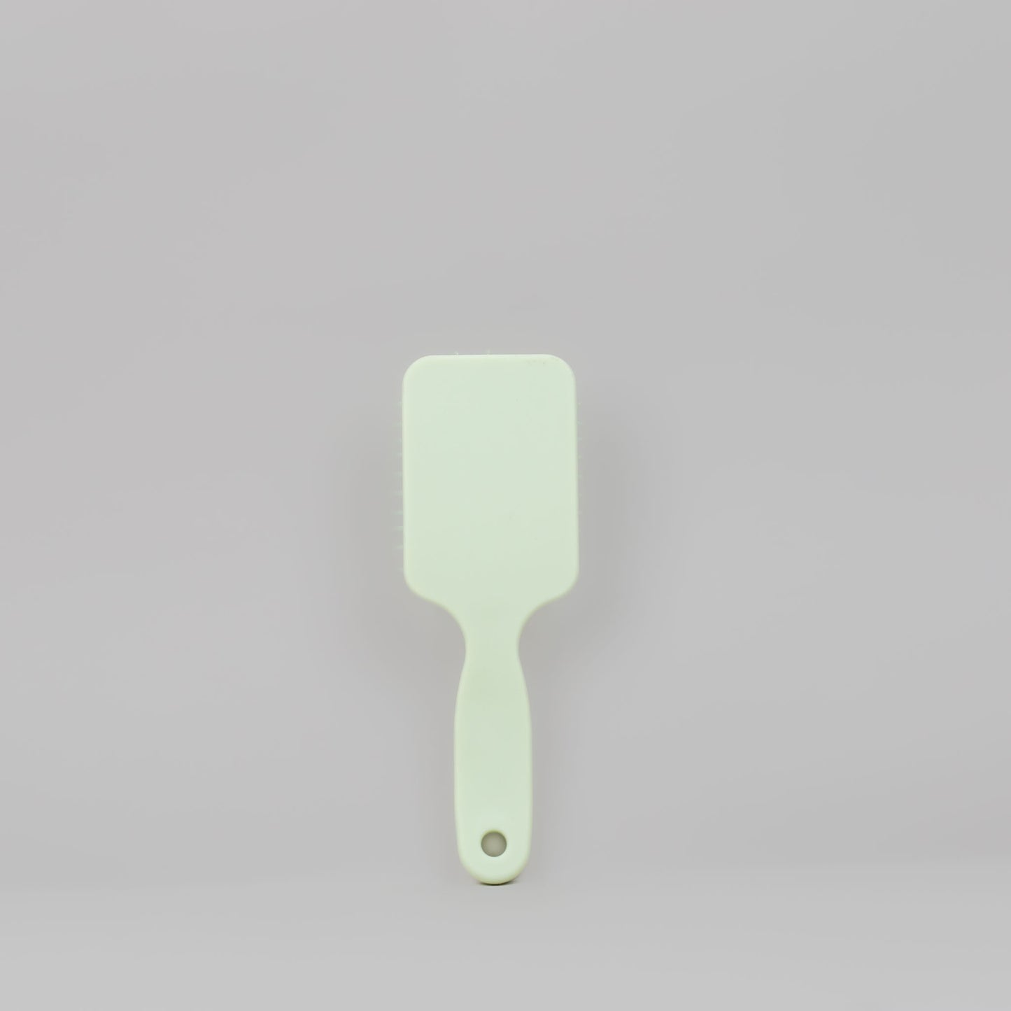 Perie de păr mică pentru copii, pătrată cu textură de silicon - Verde