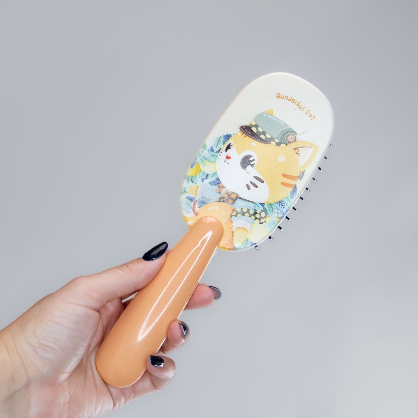 Perie de păr ovală Purr-fect - Portocaliu