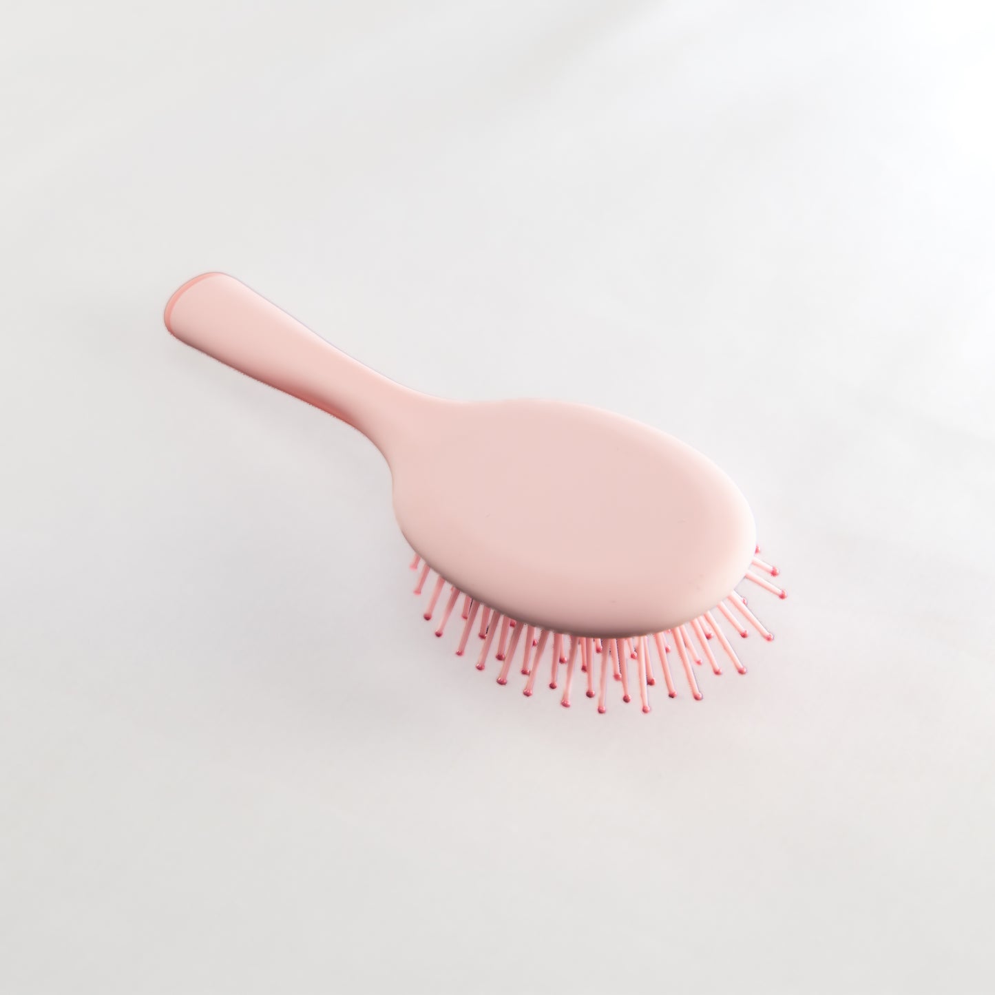 Perie de păr ovală Soft Touch - Roz