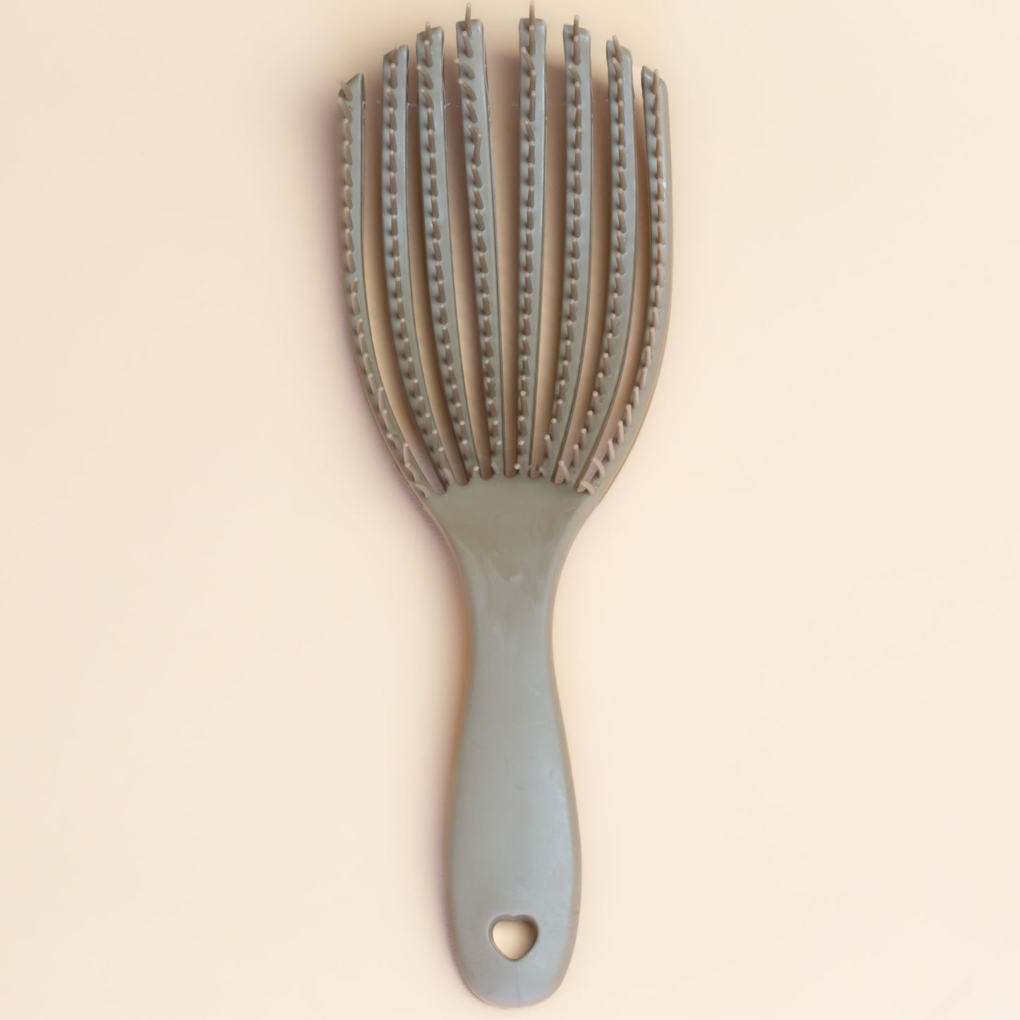 Perie flexibilă pentru descurcarea părului, comodă pentru scalp - Maro