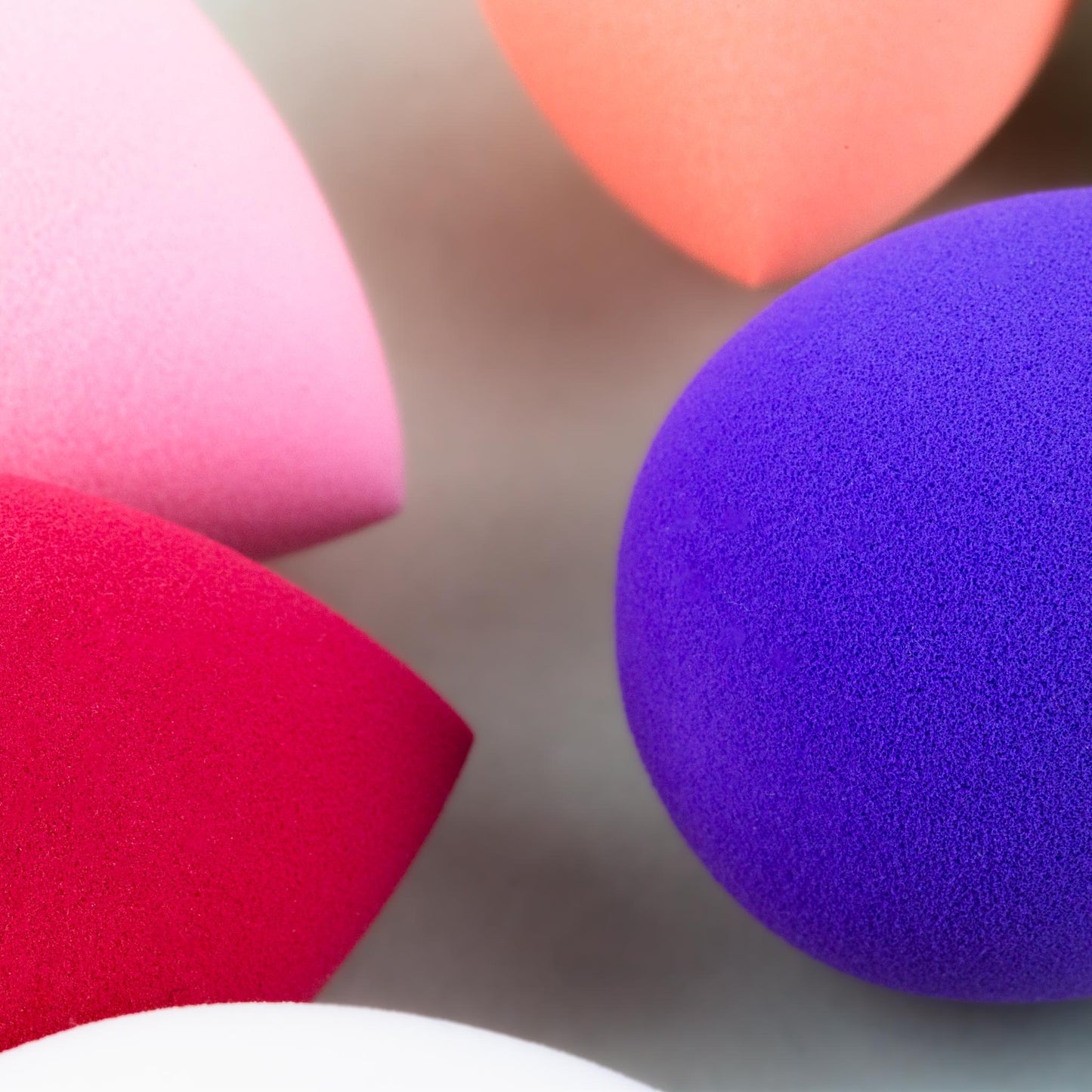 Set burete machiaj, 6 buc tip Egg, 6 cm - Multicolor