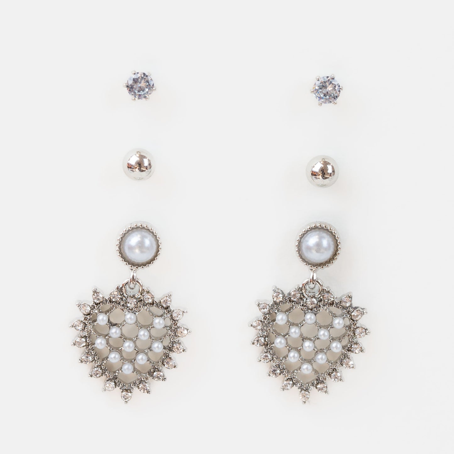 Set cadou cercei, brățară, colier, inel - Perle Monroe