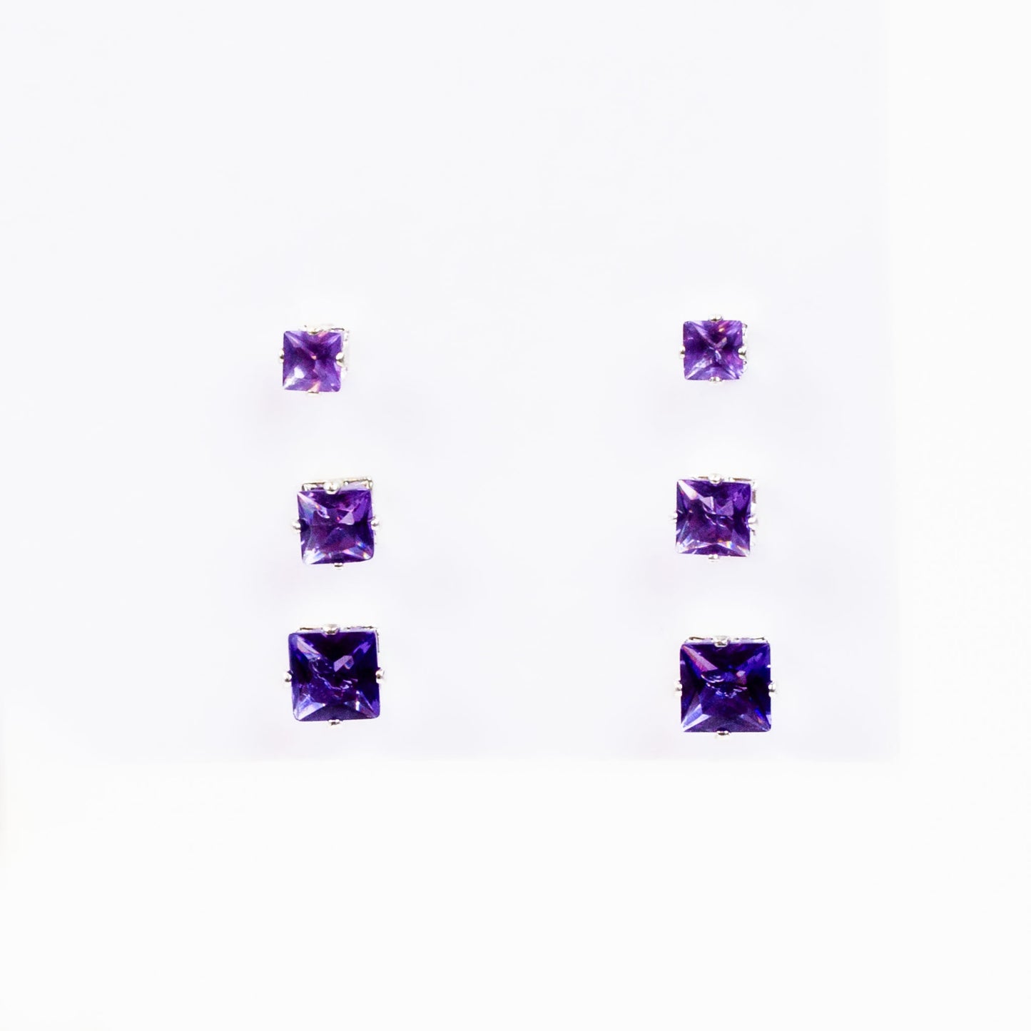 Set cadou cercei, brățară, colier, eșarfă - Mov Hipnotic