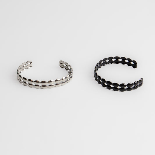 Brățări reglabilă și metalică twin ovals, set 2 - Moonlight Mix