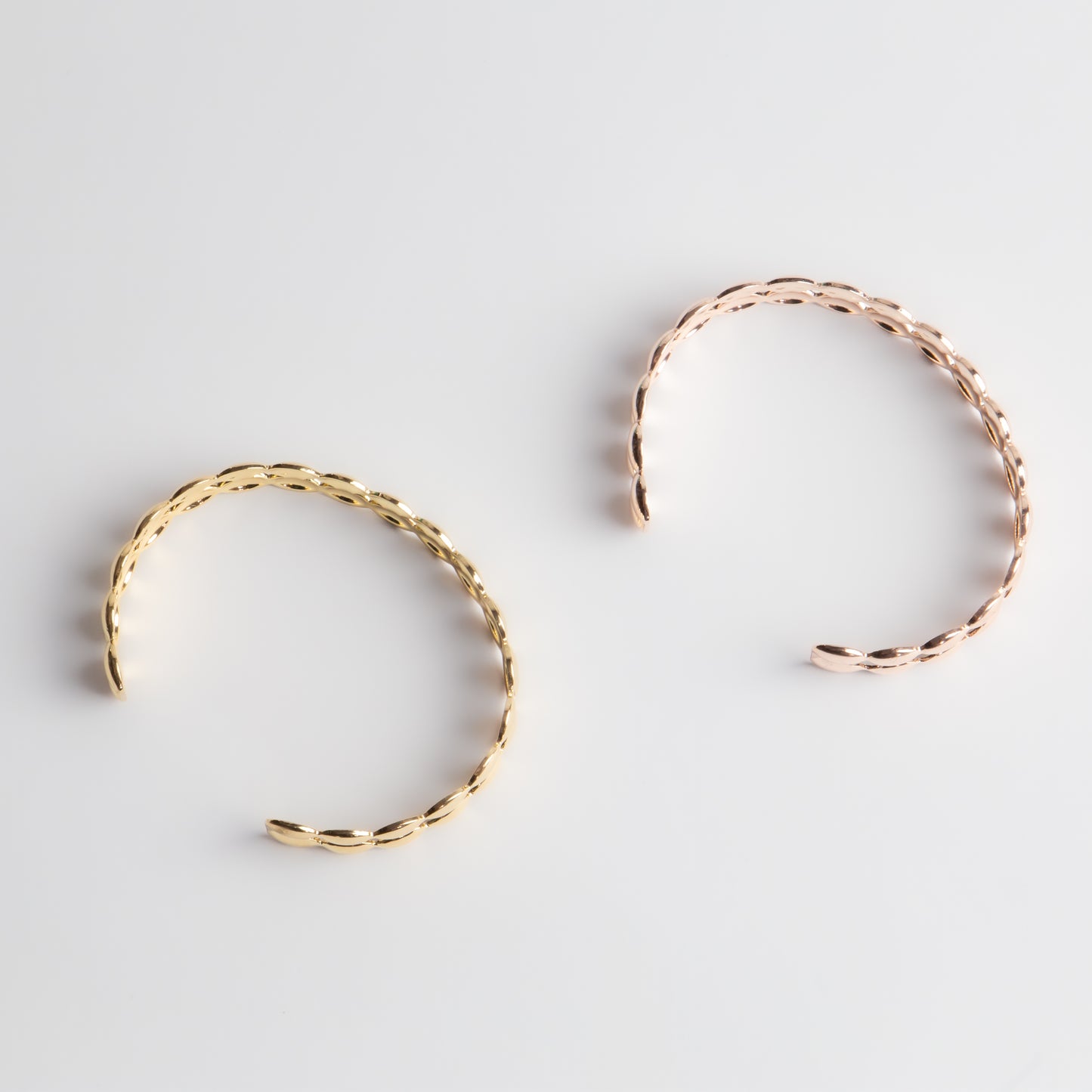 Brățări reglabilă și metalică twin ovals, set 2 - Sunset Mix