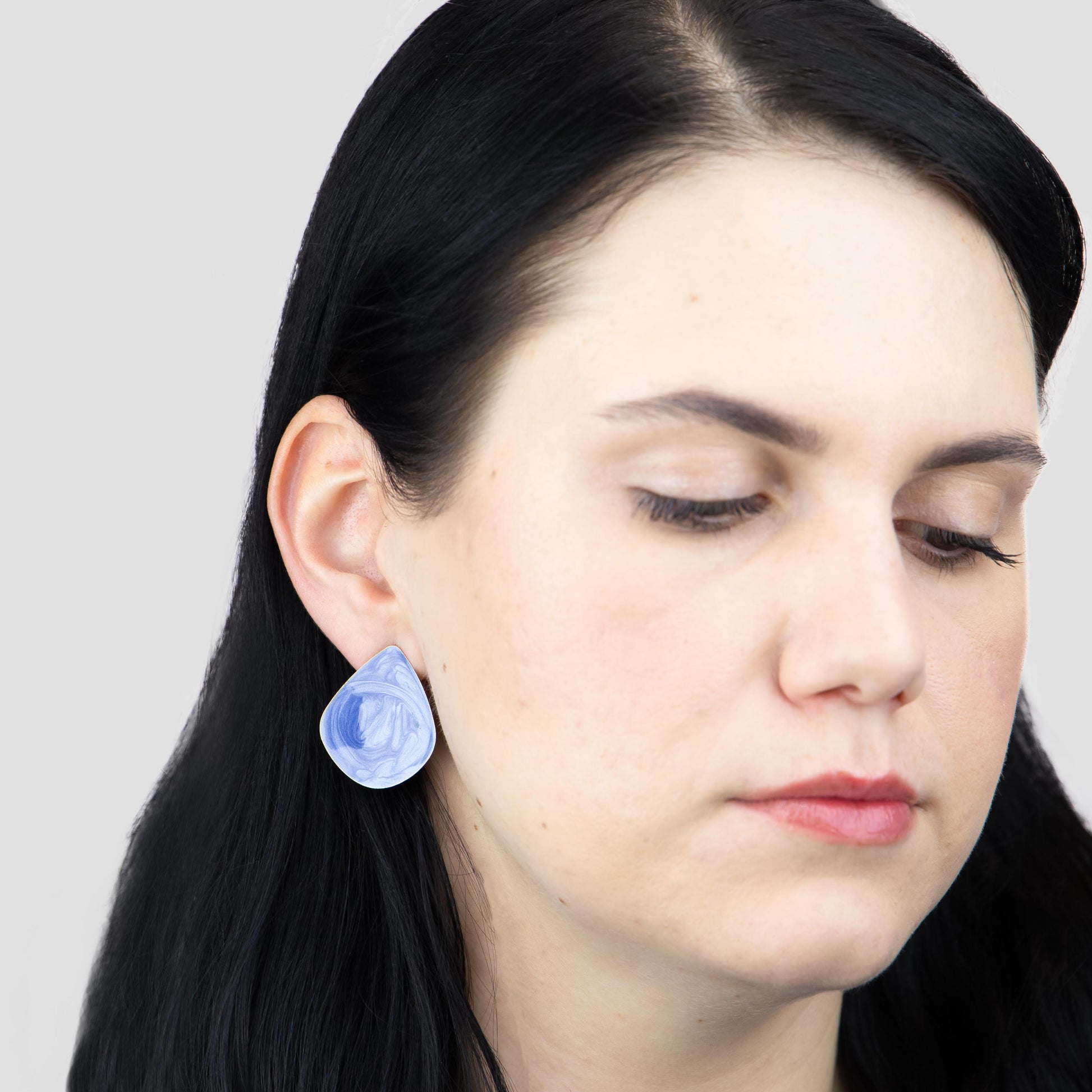 Cercei albastru mix glossy & classy, set 3