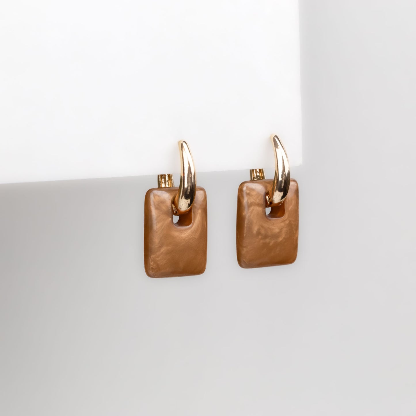 Cercei caramel glossy deluxe