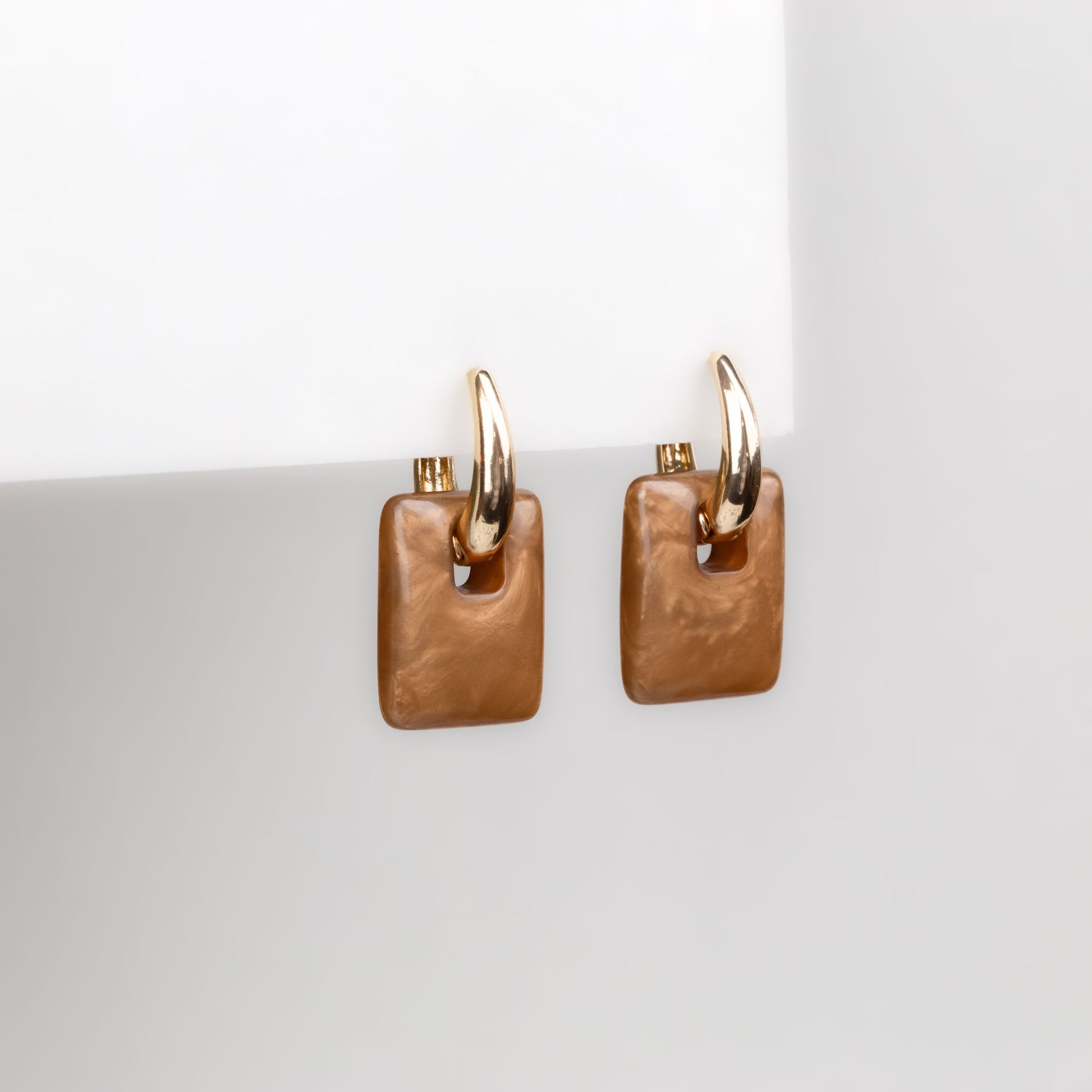 Cercei caramel glossy deluxe