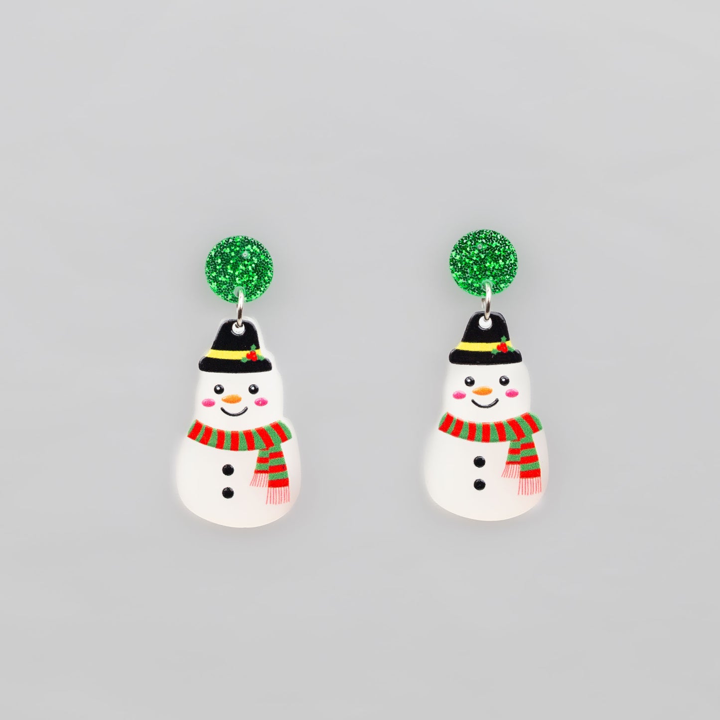 Cercei cu om de zăpadă