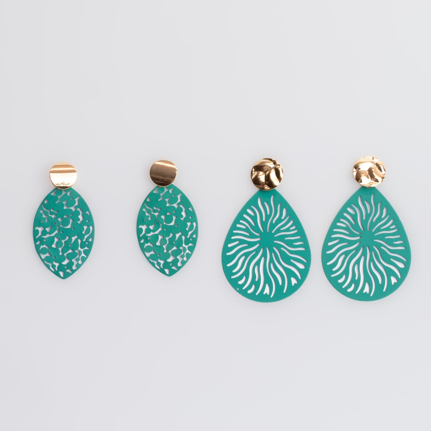 Cercei dansul naturii ușori, set 2 - Verde