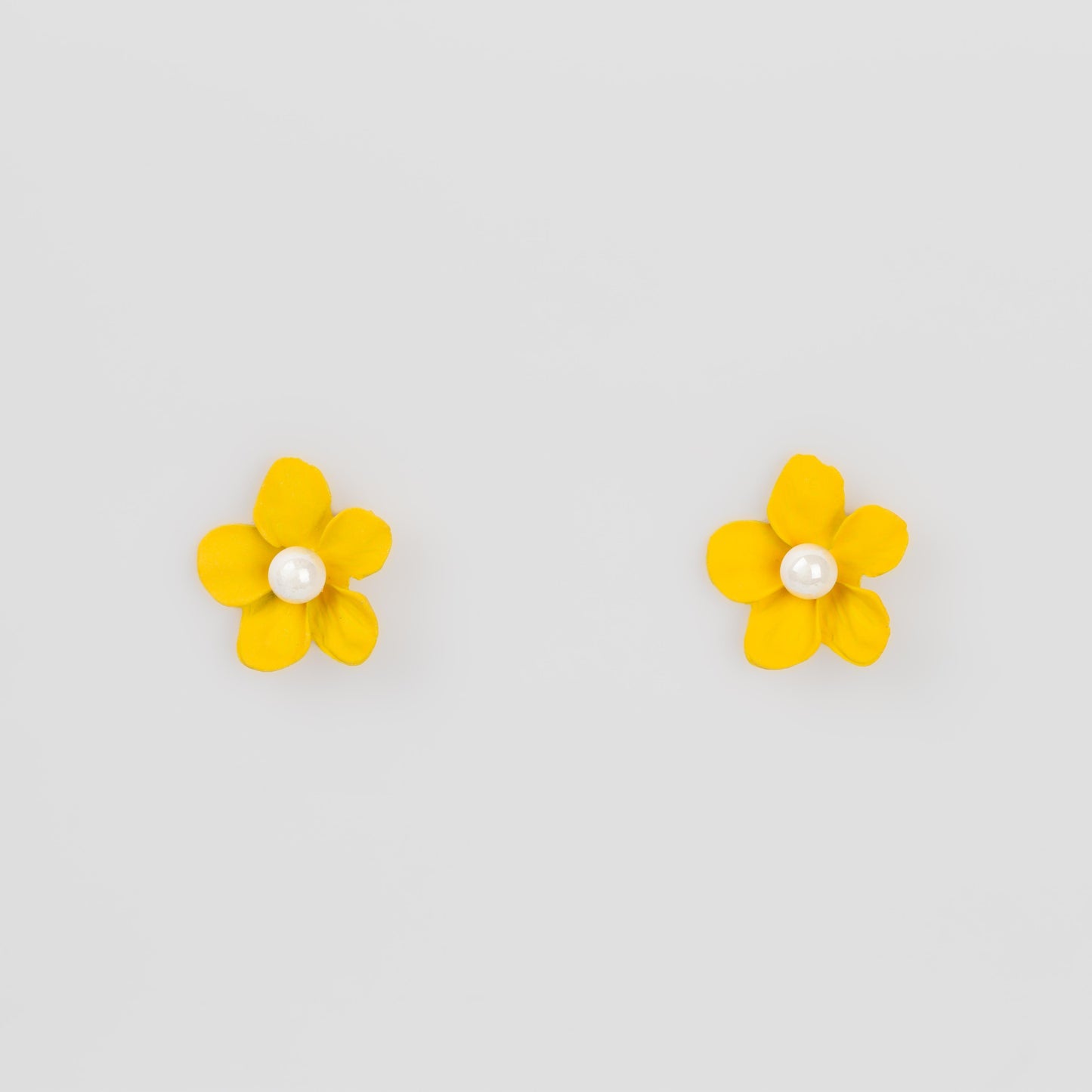 Cercei flori siliconate cu perle, set 2 - Summer Mix