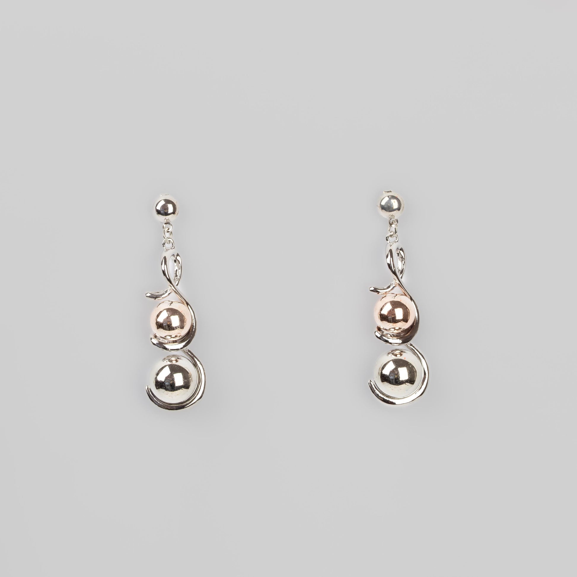 Cercei gaia chic, set 2 - Argintiu