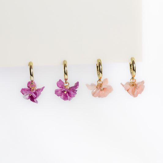 Cercei garden swing ușori cu flori, set 2 - Blossom Mix