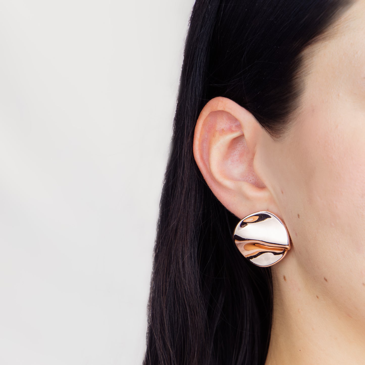 Cercei geometric shapes, set 3 - Rose Gold