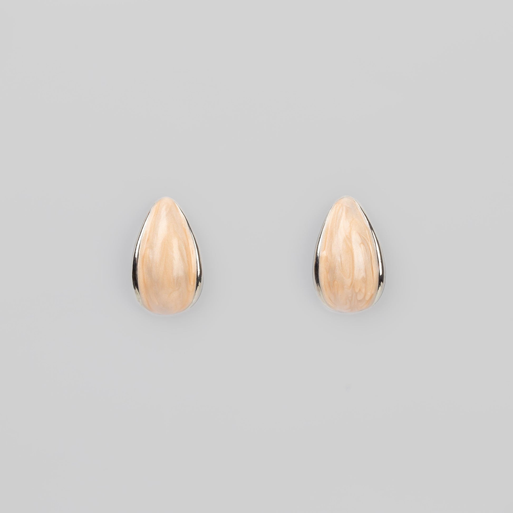 Cercei glossy abstract mix, set 2 - Peach
