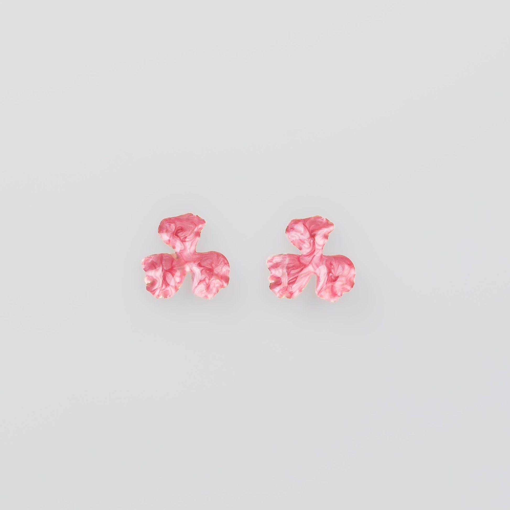 Cercei glossy flori și fluturi, set 3 - Rosso