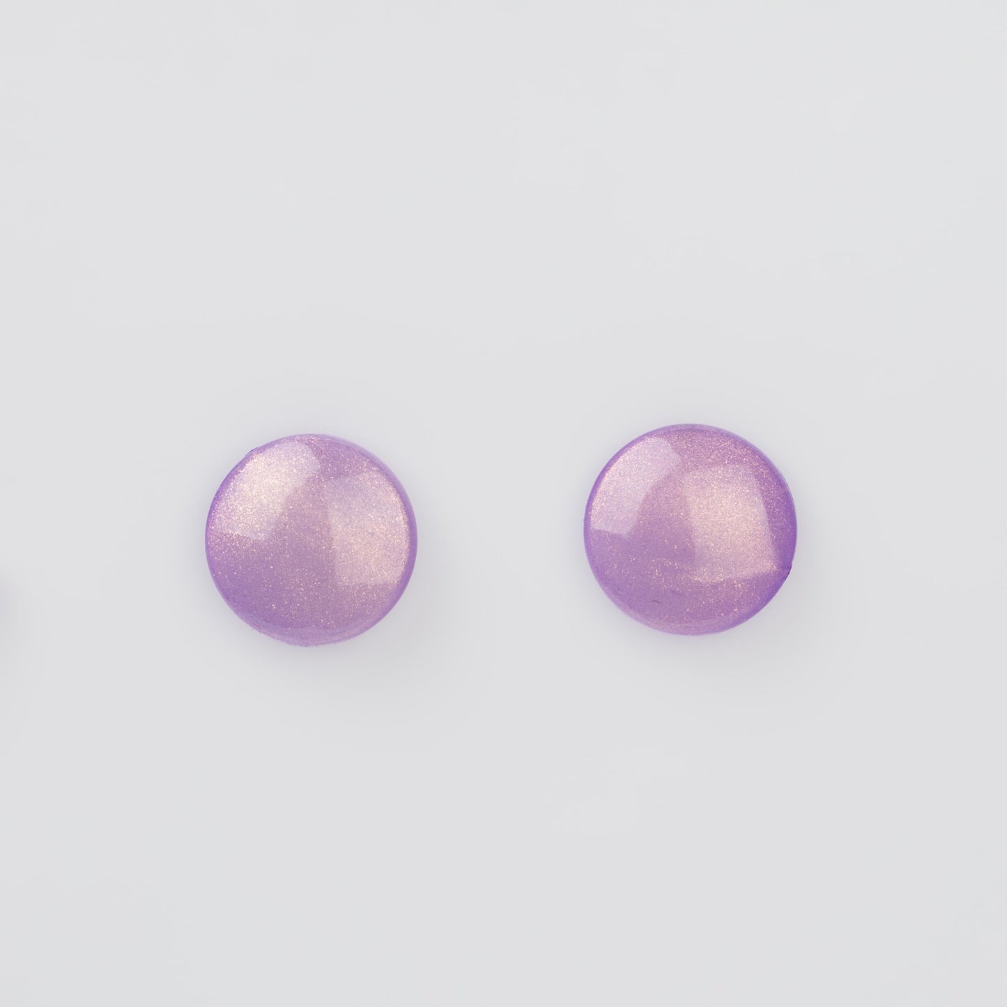 Cercei glossy glitter, set 2 - Mov