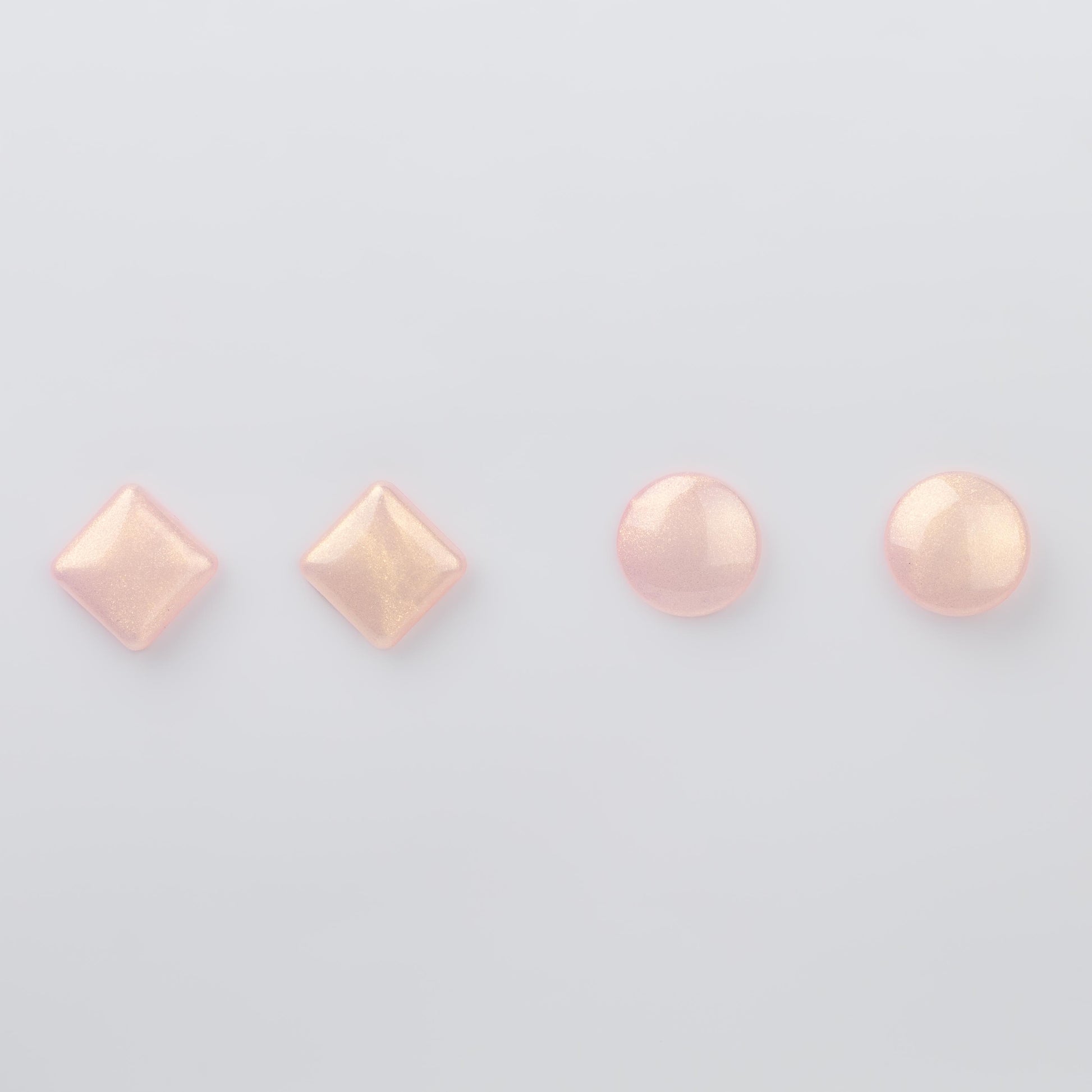 Cercei glossy glitter, set 2 - Roz