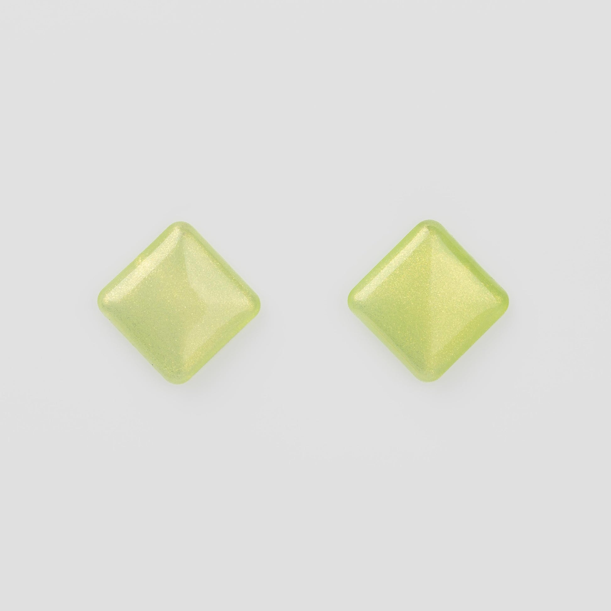 Cercei glossy glitter, set 2 - Verde