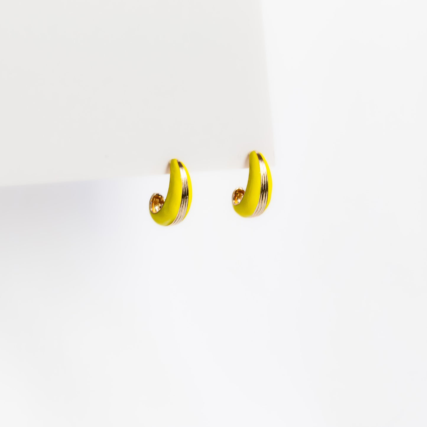 Cercei golden drop  - Galben