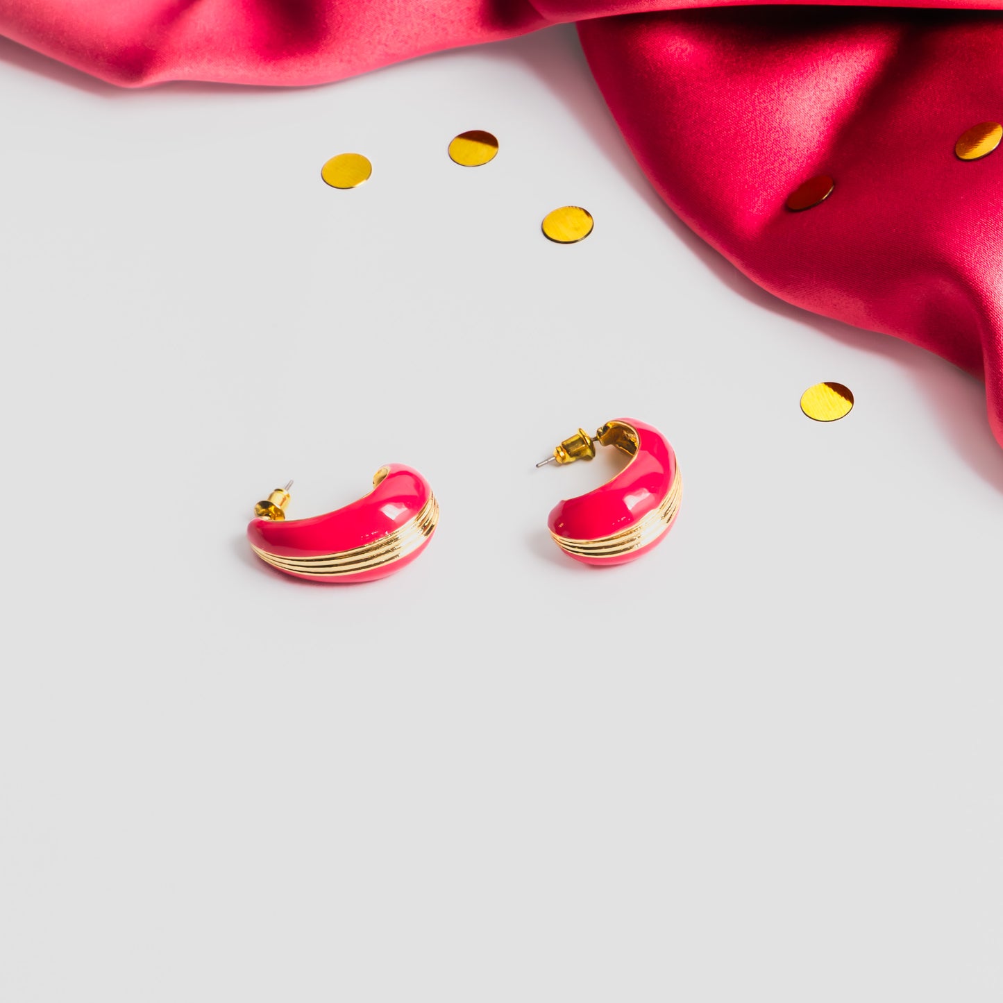 Cercei golden drop  - Roz