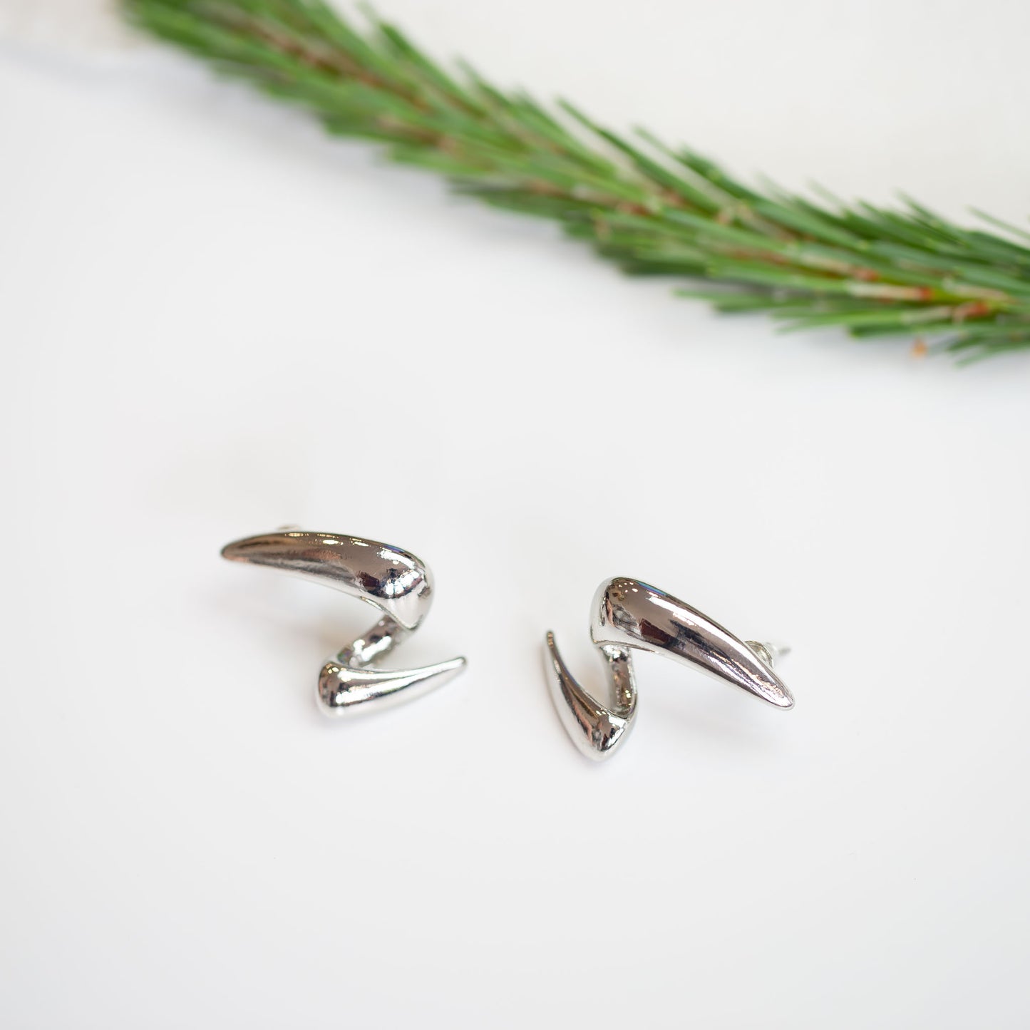 Cercei insignia - Argintiu