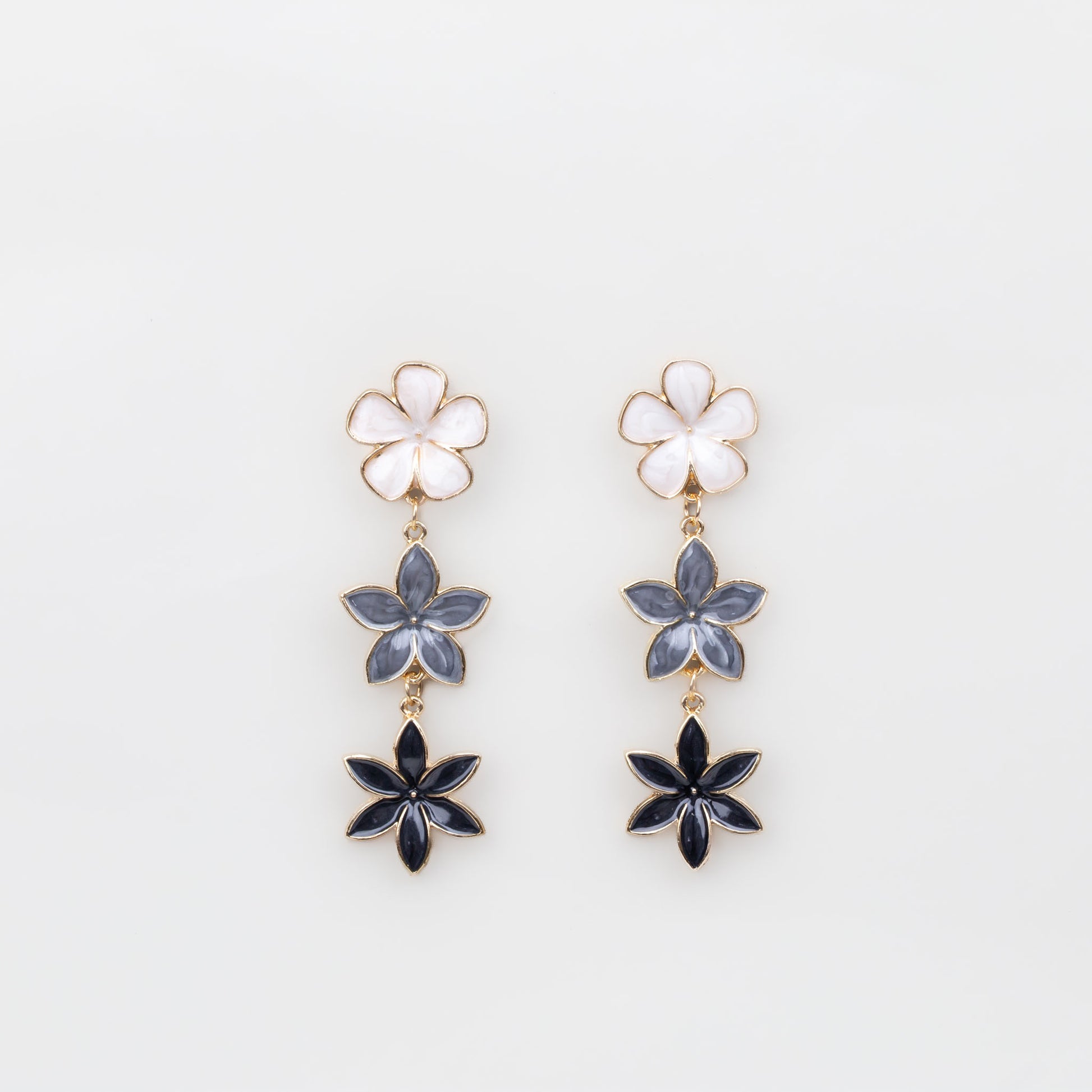 Cercei lungi cu flori delicioase și textură glossy - Serious B*Tch Mix