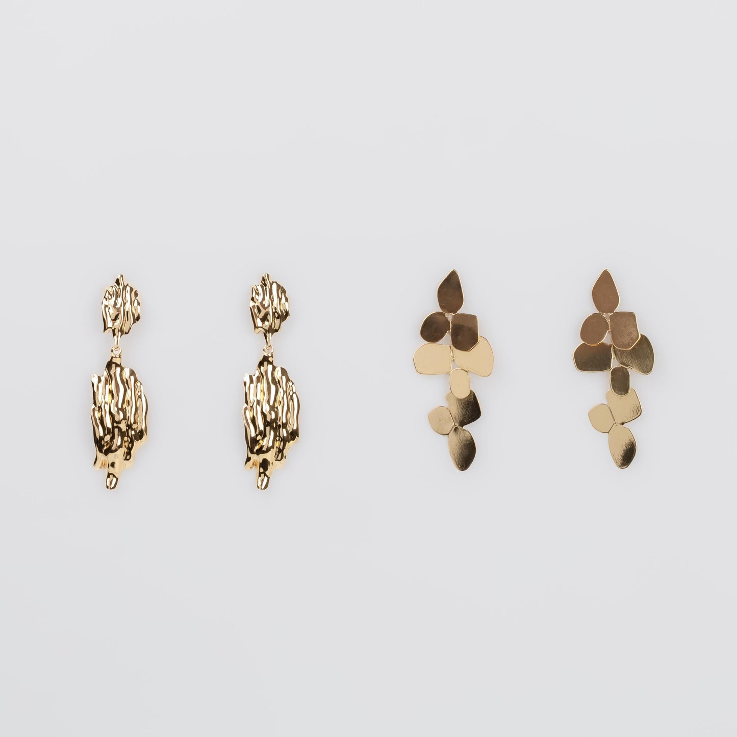 Cercei lungi exclusive, set 2 - Auriu