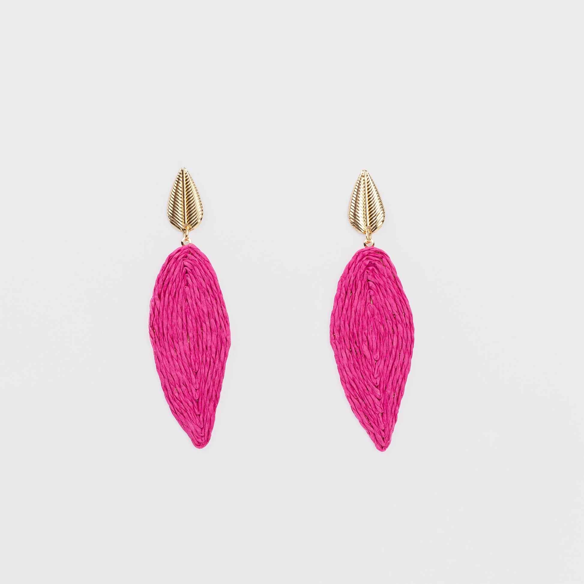 Cercei lungi indiana - Fucsia