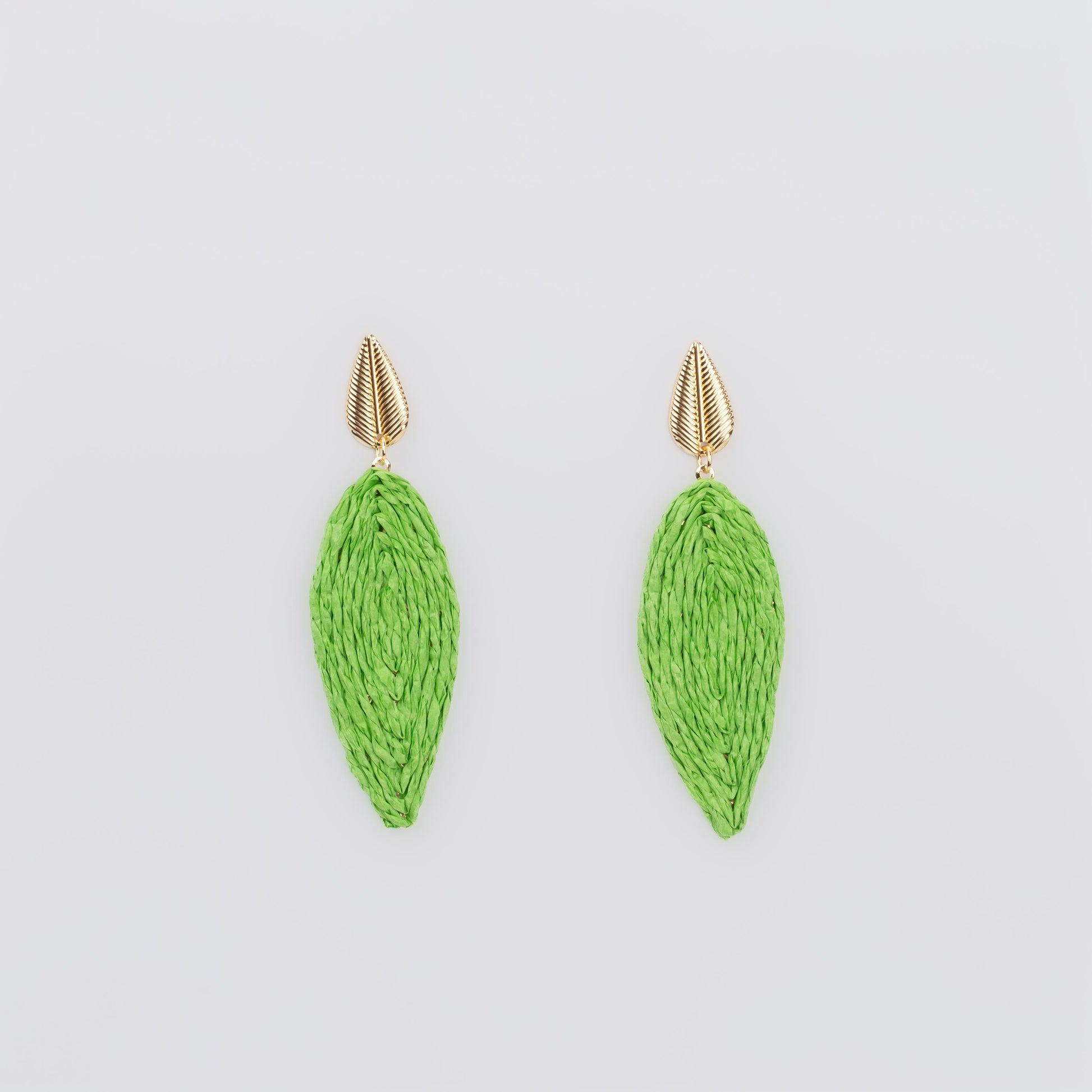 Cercei lungi indiana - Verde