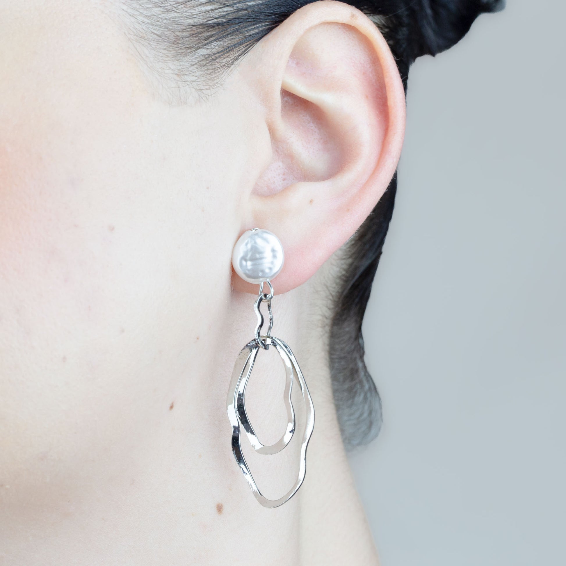 Cercei lungi satisfacție infinită - Argintiu