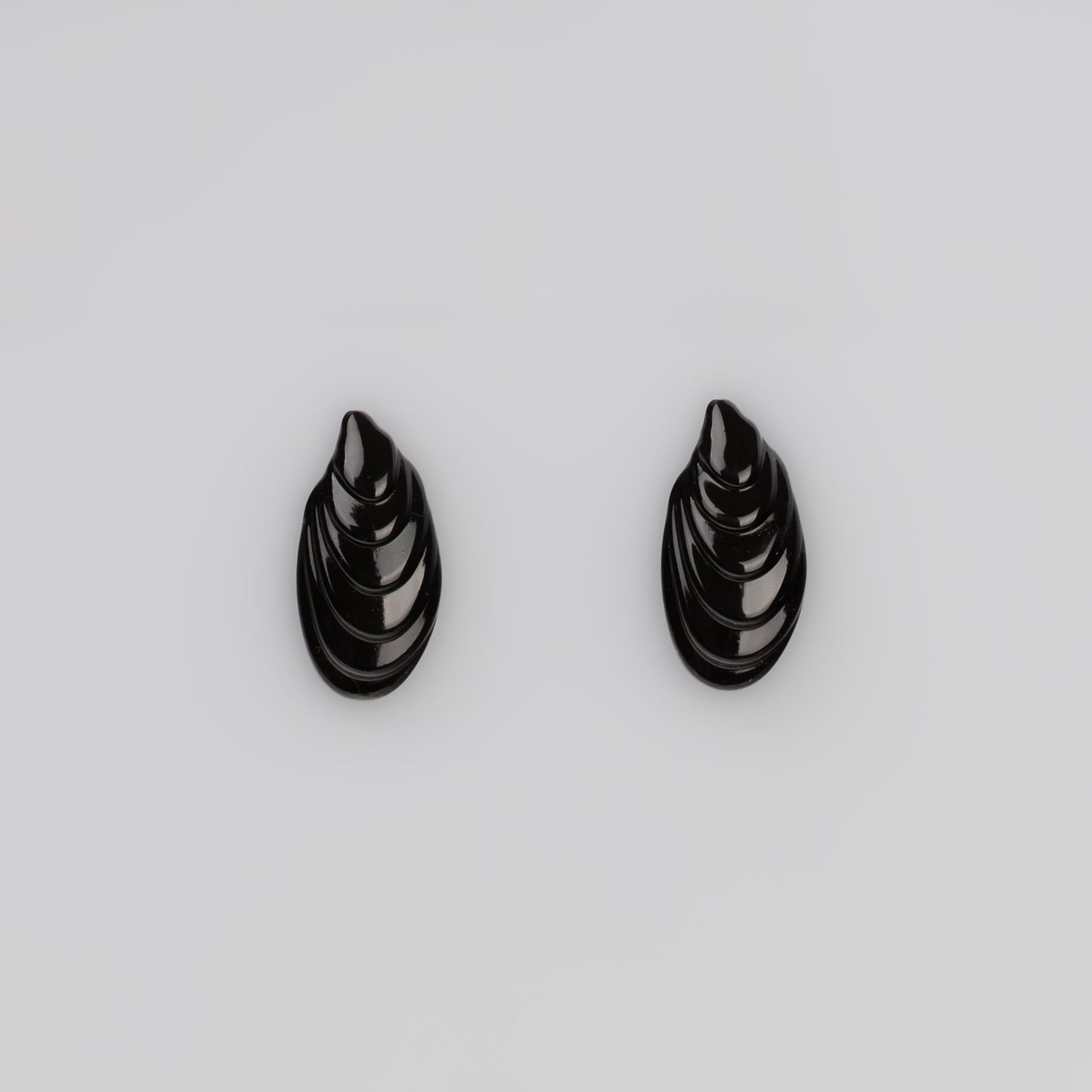 Cercei magma negru, set 3