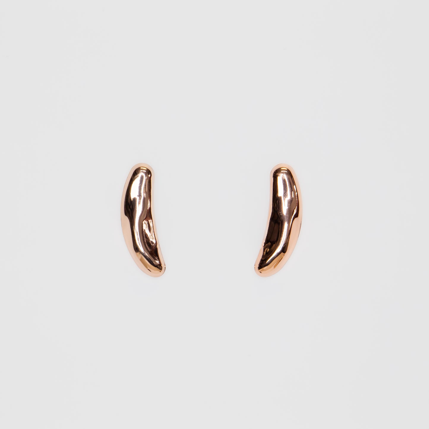 Cercei metalici Arc Metalic - Rose Gold