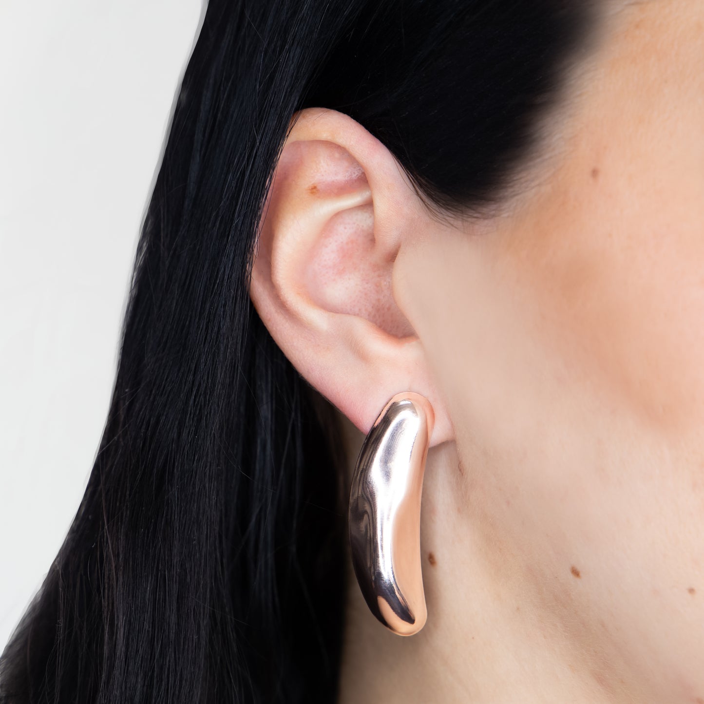 Cercei metalici Arc Metalic - Rose Gold