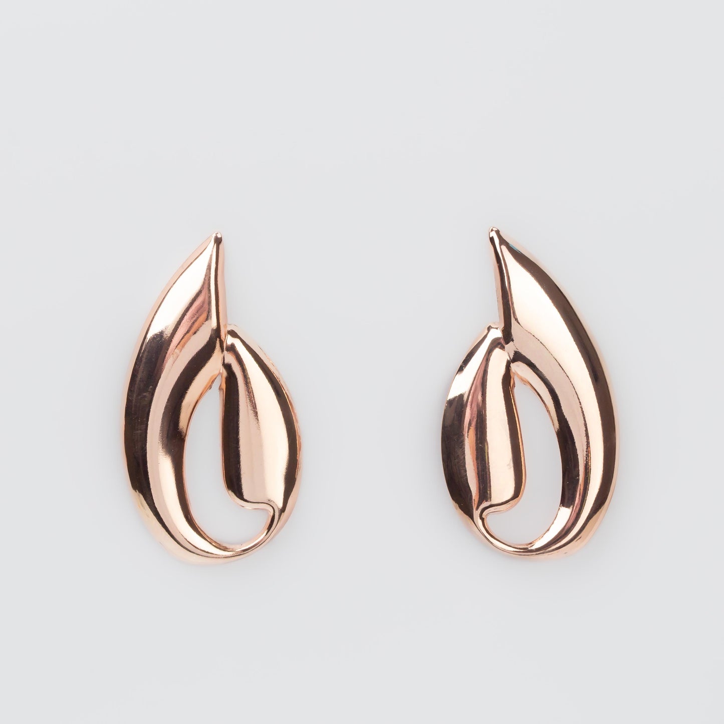 Cercei metalici galaxy chic, set 2 - Rose Gold