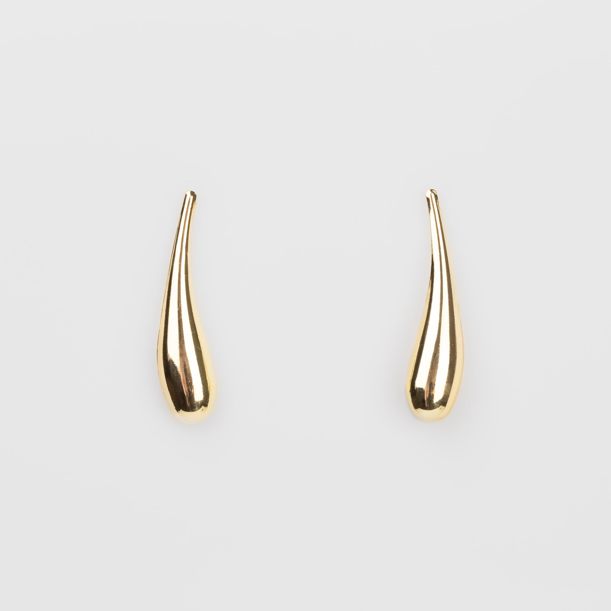 Cercei metalici liquid chic, set 2 - Auriu