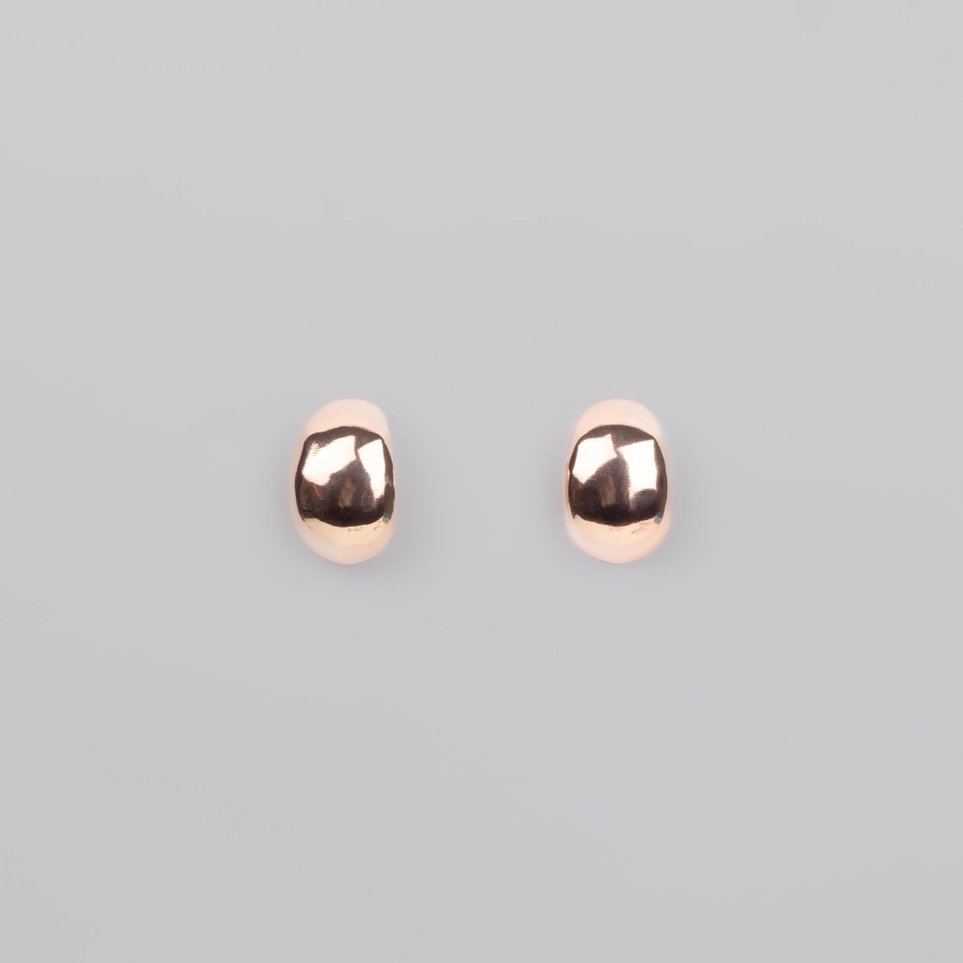 Cercei metalici maximal chic, set 2 - Rose Gold