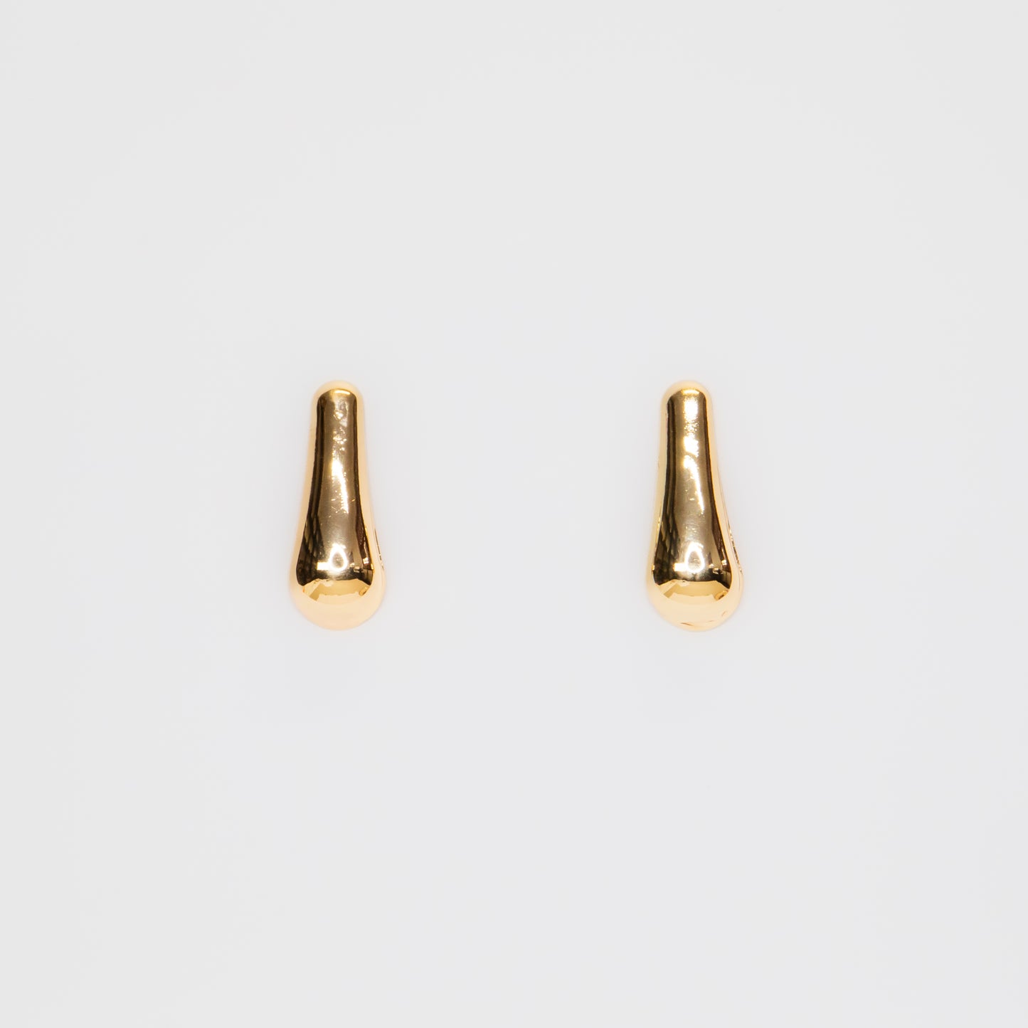 Cercei metalici Metallic Teardrop - Auriu