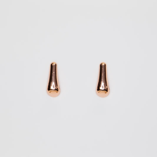 Cercei metalici Metallic Teardrop - Rose Gold