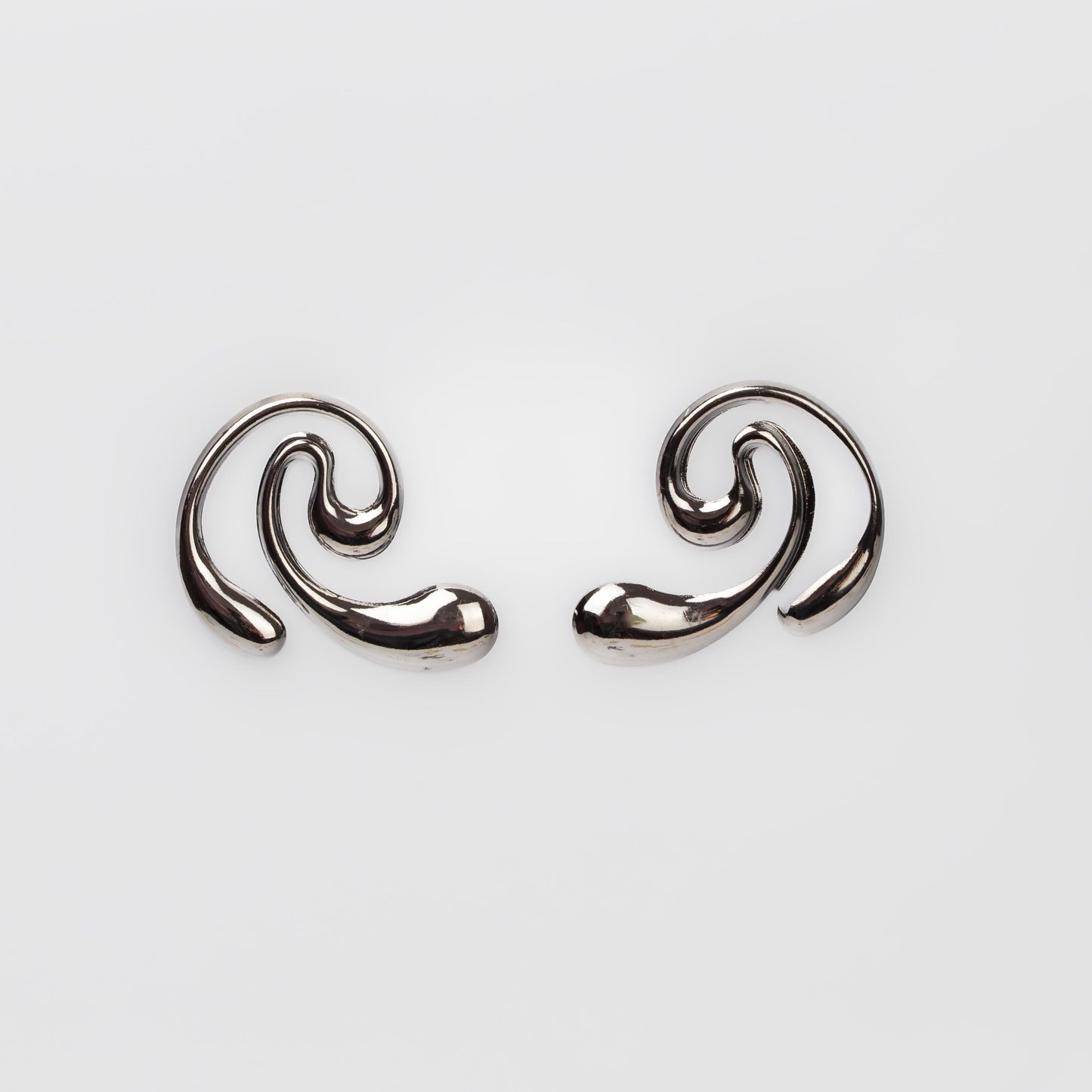Cercei metalici milky way, set 2 - Gri Antracit
