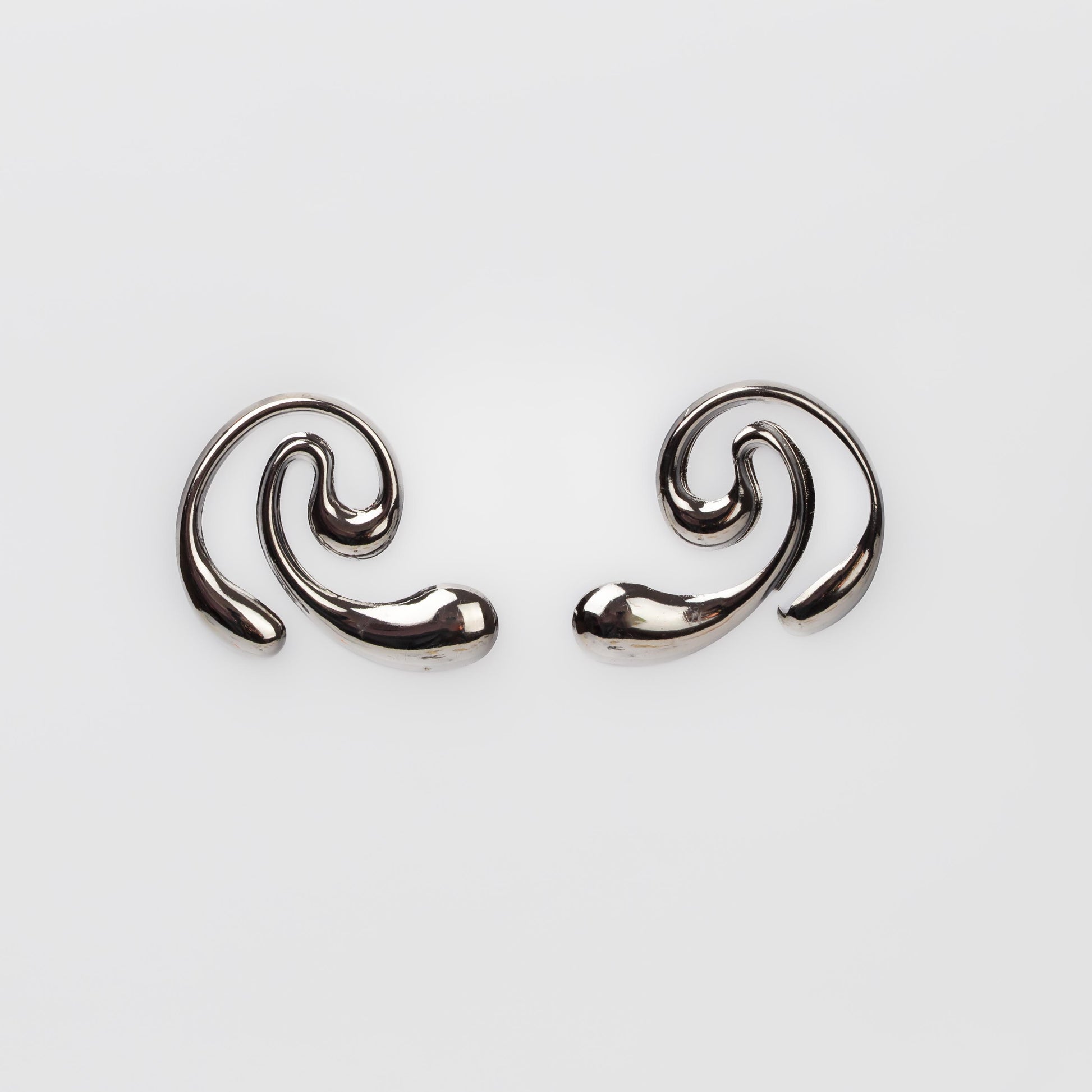 Cercei metalici milky way, set 2 - Gri Antracit
