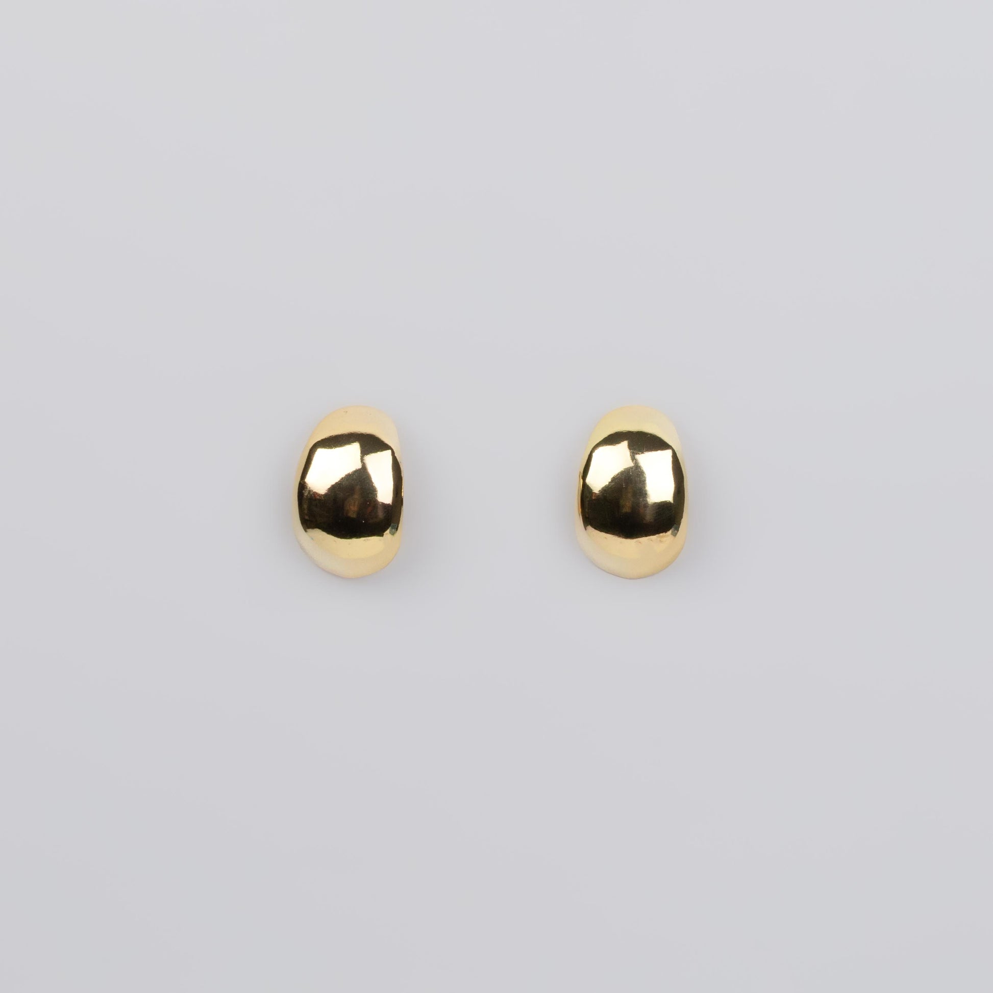 Cercei metalici modern chic, set 2 - Auriu
