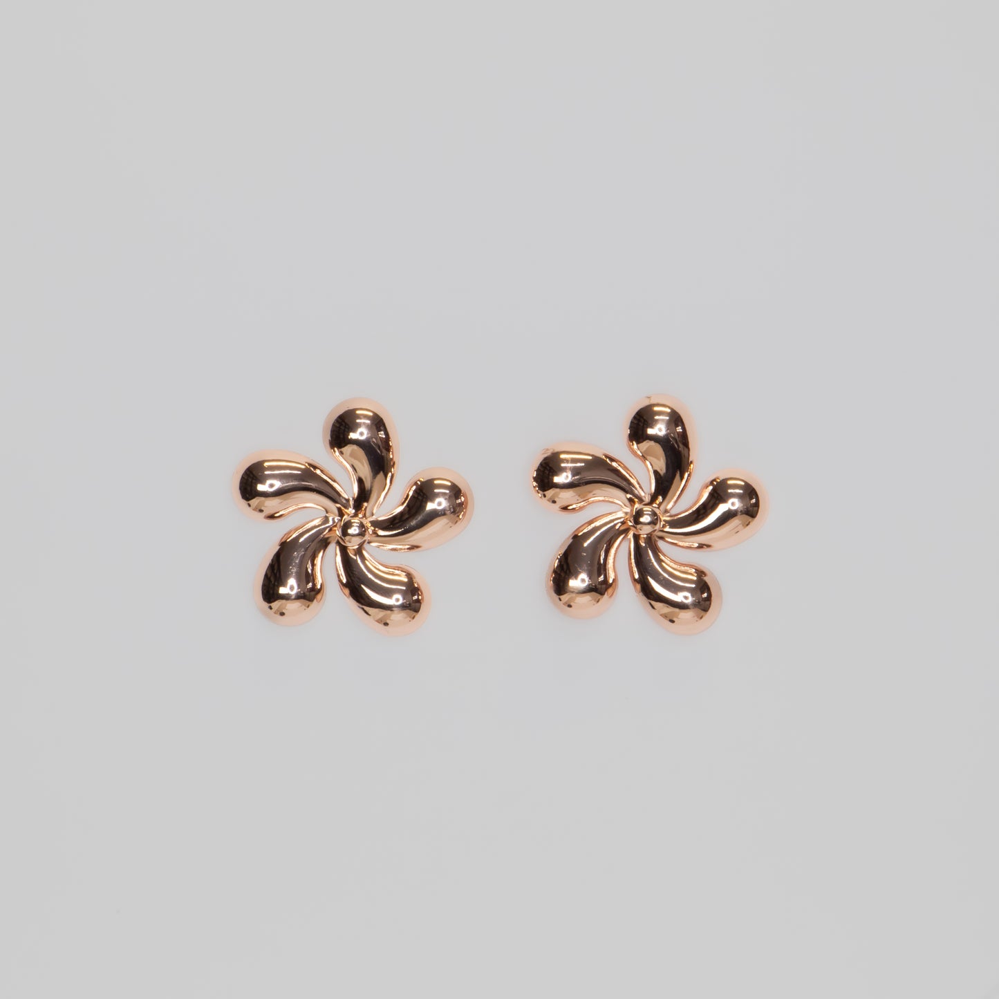 Cercei metalici Urban Bloom - Rose Gold