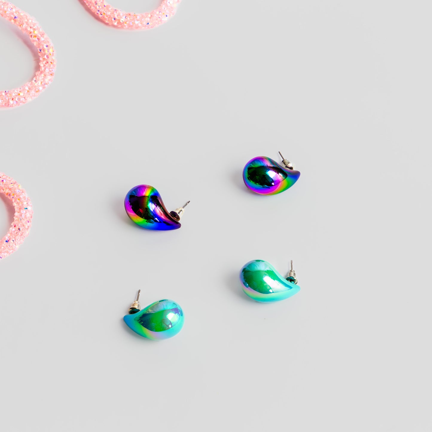 Cercei mochi futuristic, set 2 - Lagoon Mix