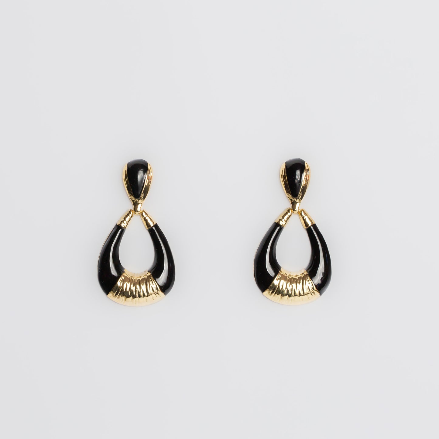 Cercei mythical gold  - Negru