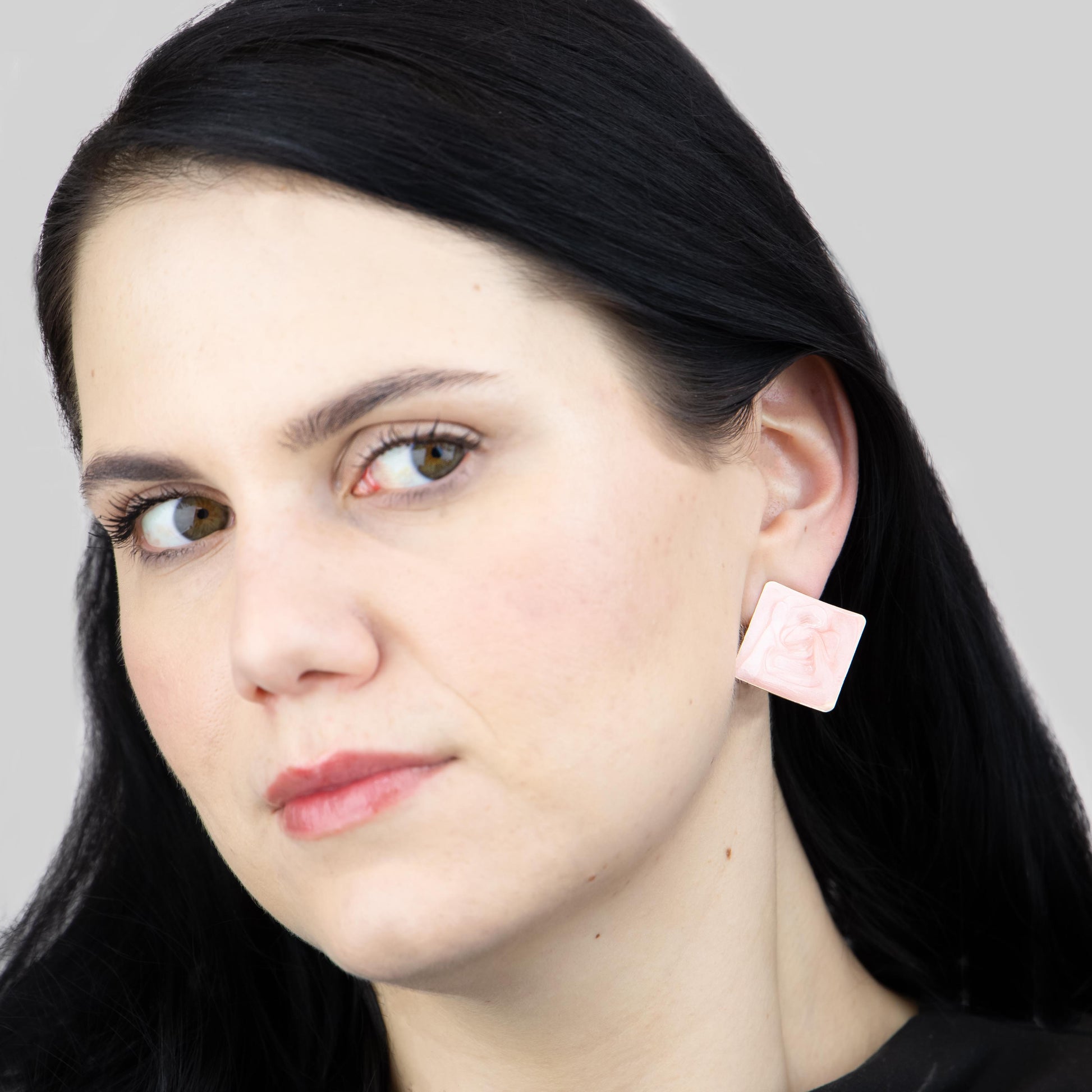 Cercei pudrat mix glossy & classy, set 3