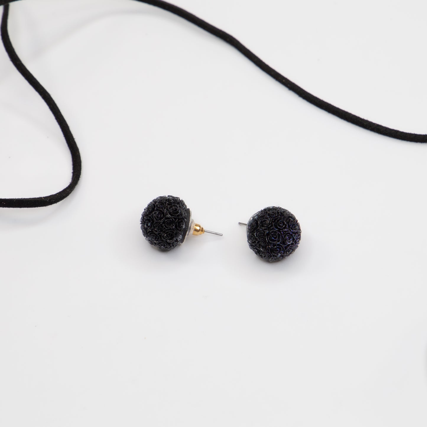 Cercei Rose Globe - Negru