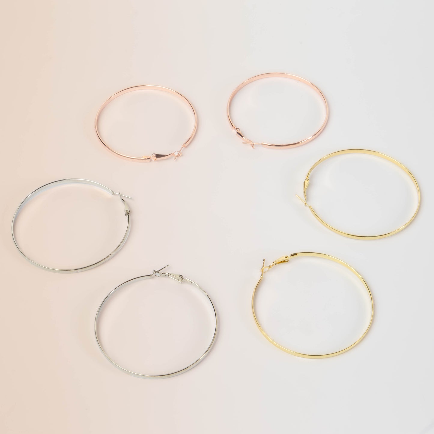 Cercei rotunzi essentials, set 3 -