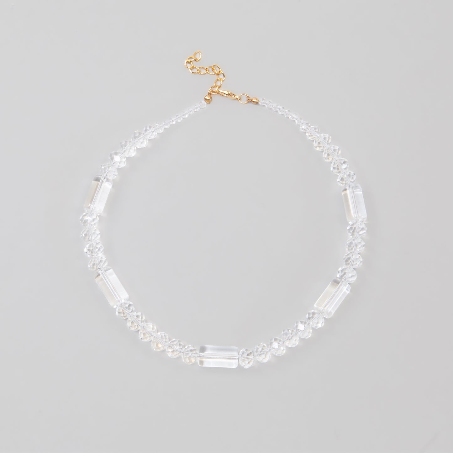 Colier elegant cu mărgele - Transparent