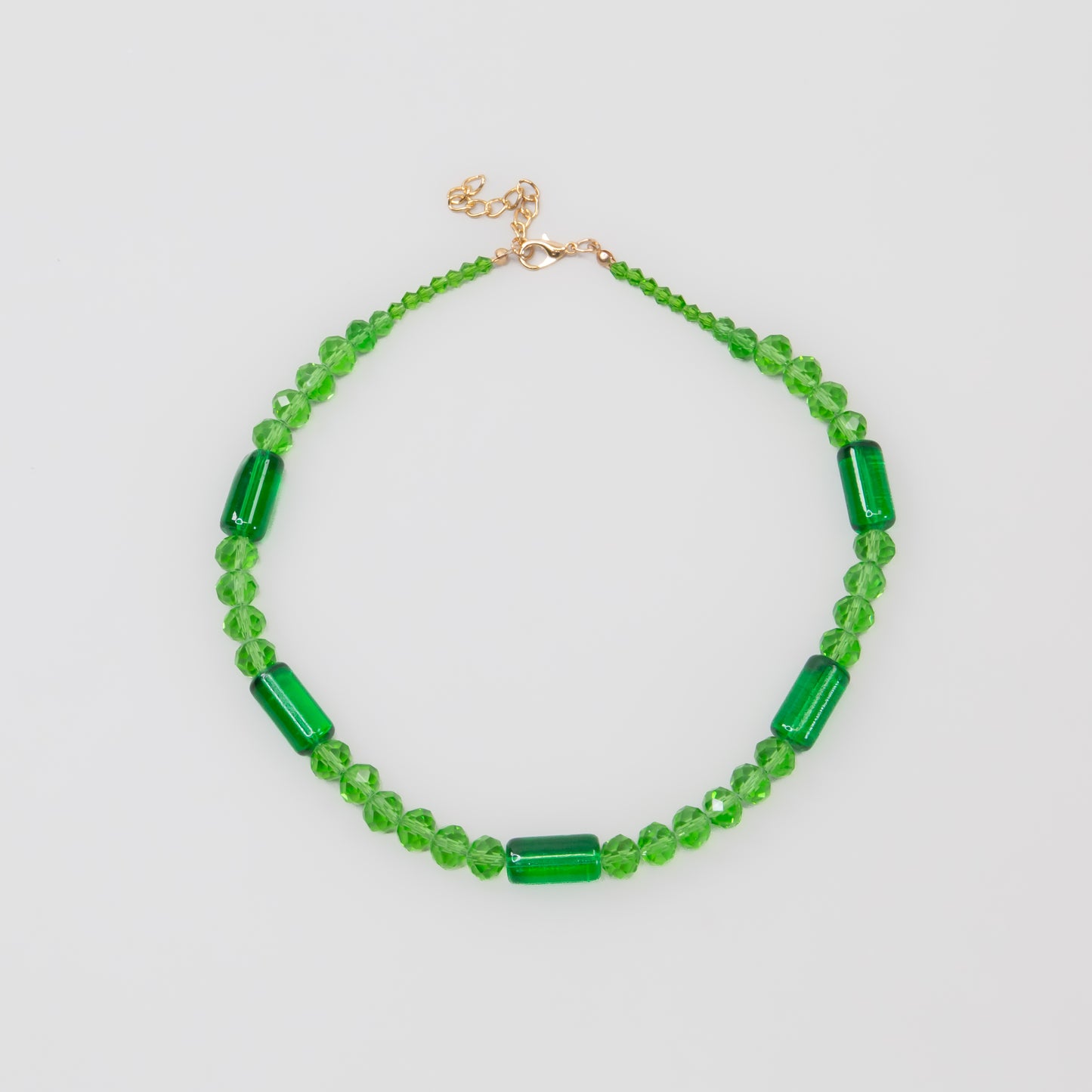 Colier elegant cu mărgele - Verde